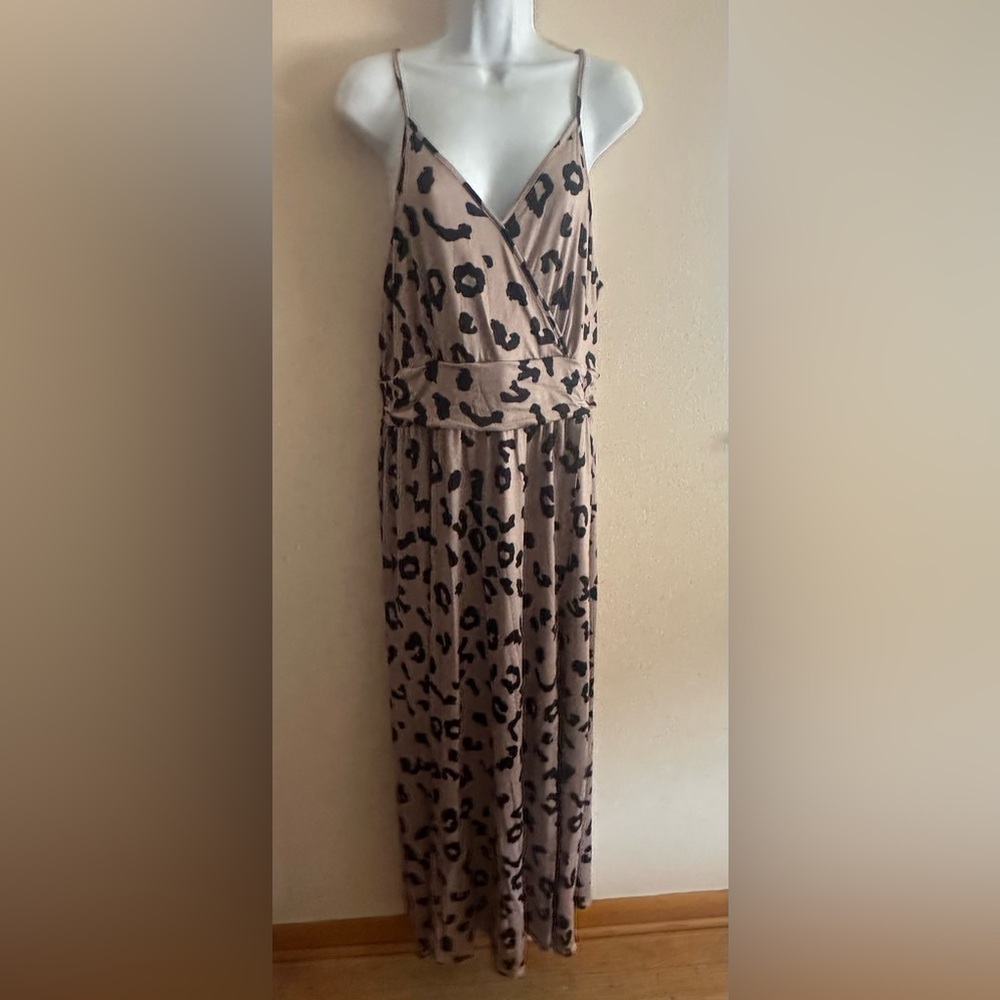 SHEIN Animal Print Maxi Dress